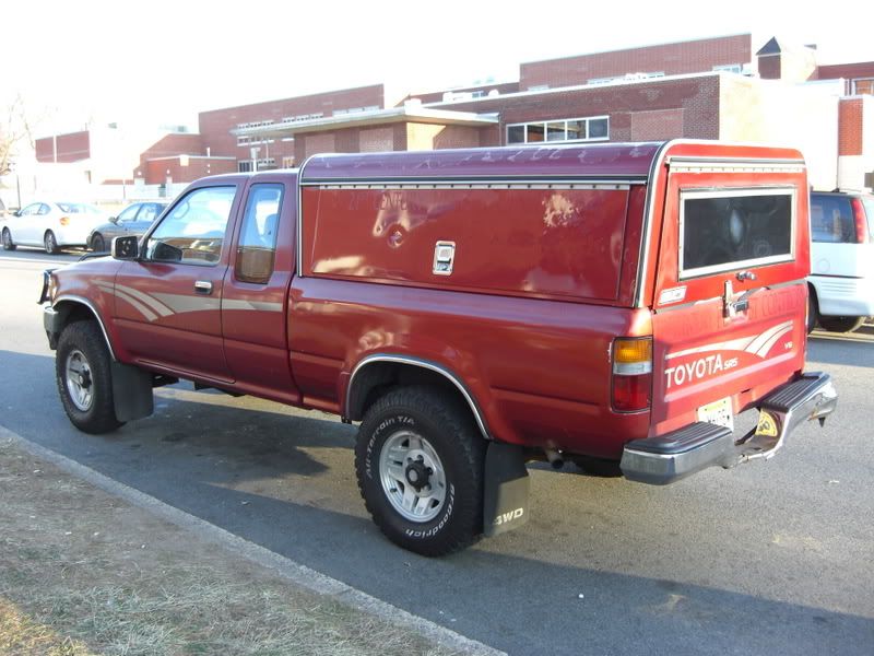 89 toyota pickup bed size #3