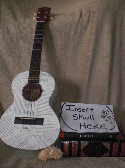 Hamlet ukulele, http://dont-take-it-seriously.tumblr.com/post/27080527199/ukulele-photoshoot-ever-since-i-could-remember-i