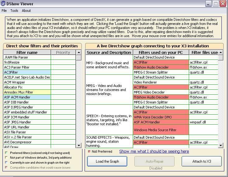 X3 A Tool To Fix Your Directshow Codecs Sound Problems And Performance Page 27 Egosoft Com