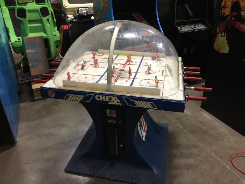 Got me an 80's CHEXX Hockey table. - KLOV/VAPS Coin-op Videogame