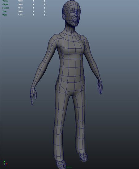 maya character modeling tutorial ex 2