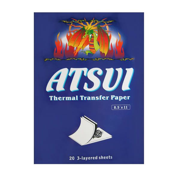 (Qty-1) 100-Pack of ATSUI BRAND Thermal Stencil Transfer Paper for TATTOOING