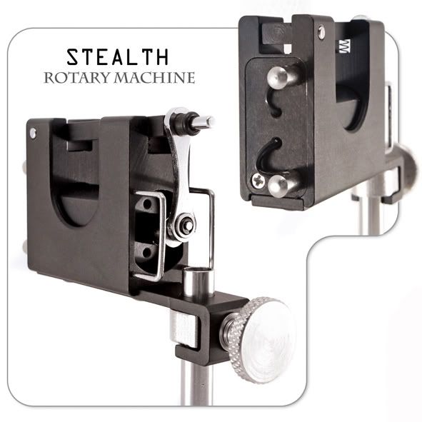 We here at WorldWide Tattoo Supply manufacture the STEALTH ™ Rotary Machine.