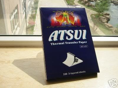 Qty-1 10-Sheet of ATSUI Brand Tattoo Outline Transfer Paper