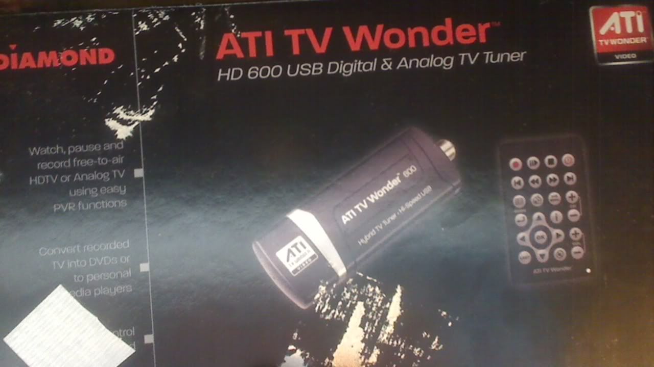 The ATI TV Wonder HD 600 it will work in Windows 7, use the drivers from the CD. I have Windows 7 Professional 64 bit. Here's mine in the box.