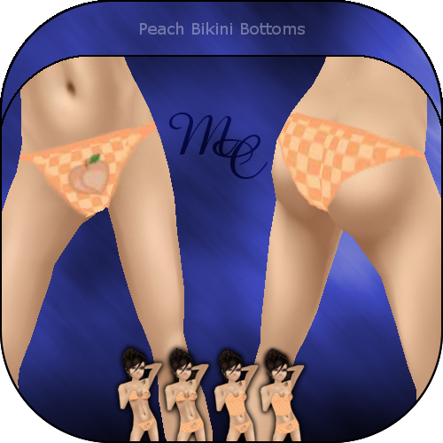 Peach Bikini Bottoms