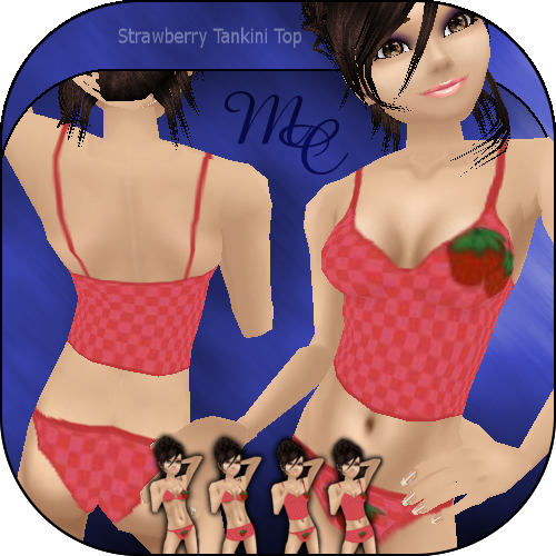 Strawberry Tankini Top