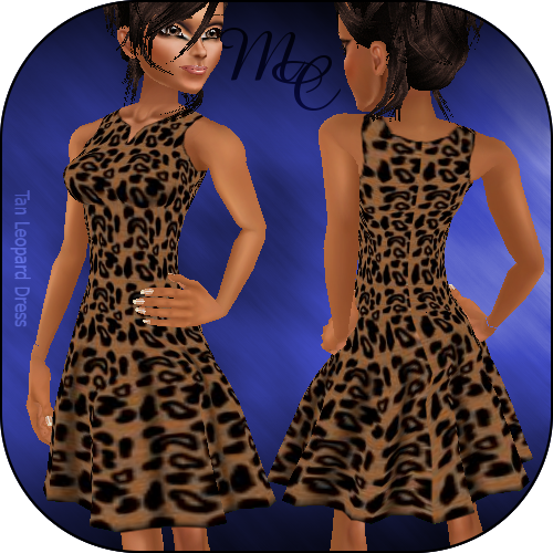 Tan Leopard Dress