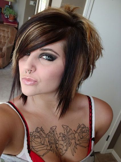 Girl emo hairstyles