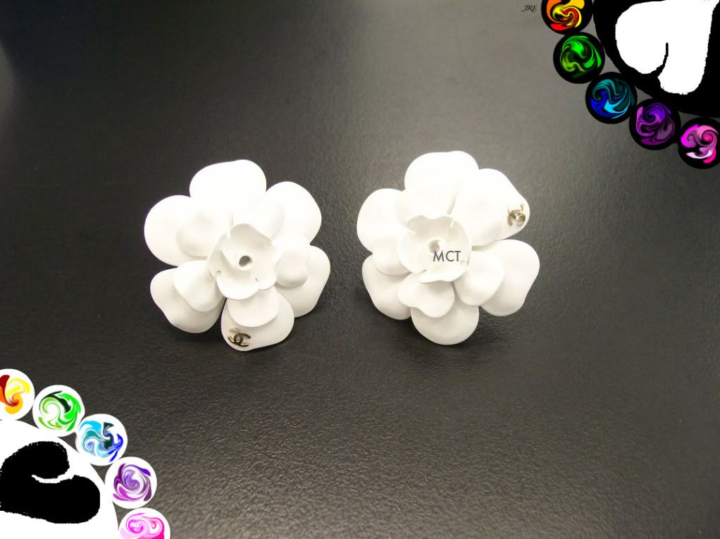 Chanel Flower Earrings
