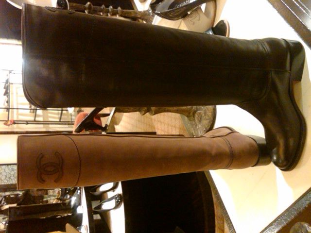 tall chanel boots