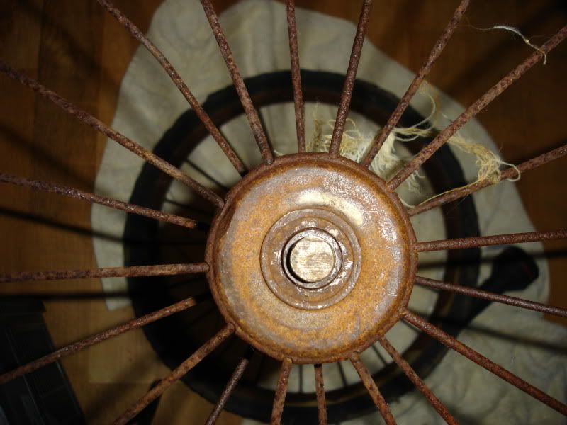 How to remove these garden cart wheels - Shop Talk