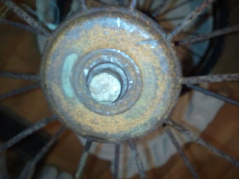 How to remove these garden cart wheels - Shop Talk