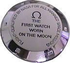 First watch worn on the moon - caseback