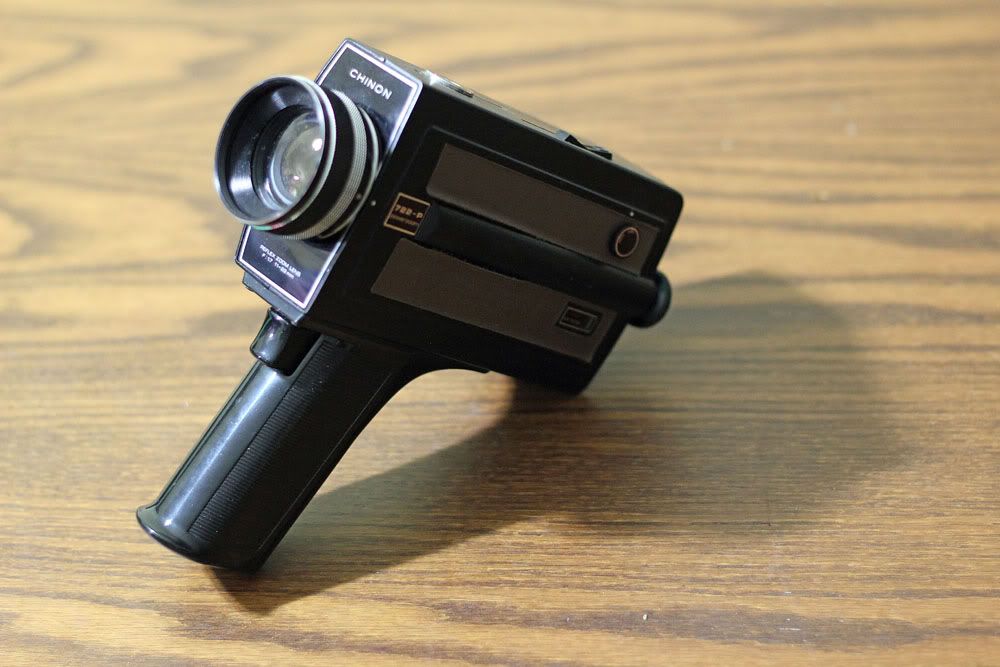 just put the super8 film chinon super 8 camera. just put the super8 film