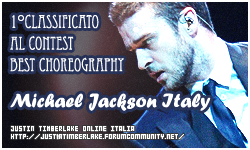 Vincitore al Best Choreography # Justin Timberlake online Italia
