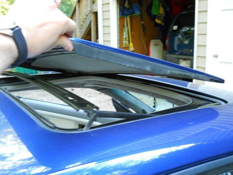 Bmw sunroof panel removal #7