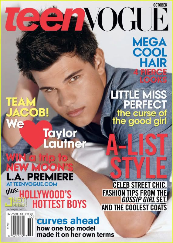 Taylor Lautner na Tenn Vogue Outubro'09