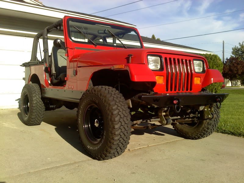 Jeep yj without fender flares #3
