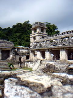 Vista de El Palacio en Palenque, by Jaz.