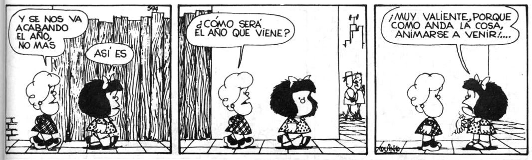 Mafalda y el año nuevo