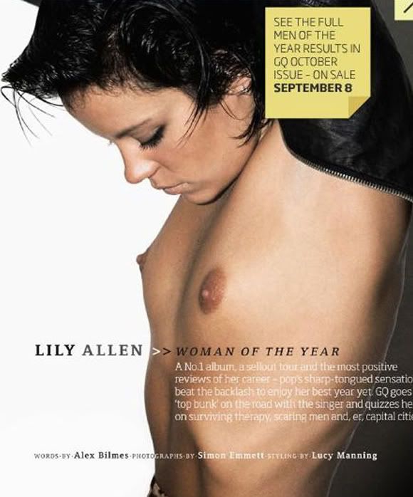 Lily Allen's tits etc