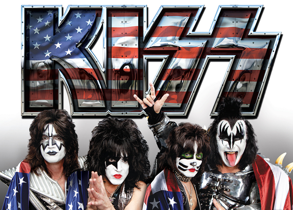 KISS (Left to Right): Tommy Thayer – Guitars & Backing Vocals Paul Stanley – Lead Vocals & Guitars Eric Singer – Drums & Backing Vocals Gene Simmons – Lead Vocals & Bass Guitar