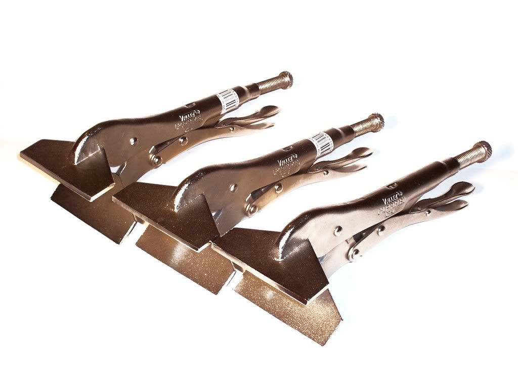 3 NEW 9" SHEET METAL LOCKING CLAMP FLAT BILL HAND WELDING CLAMPS TOOLS