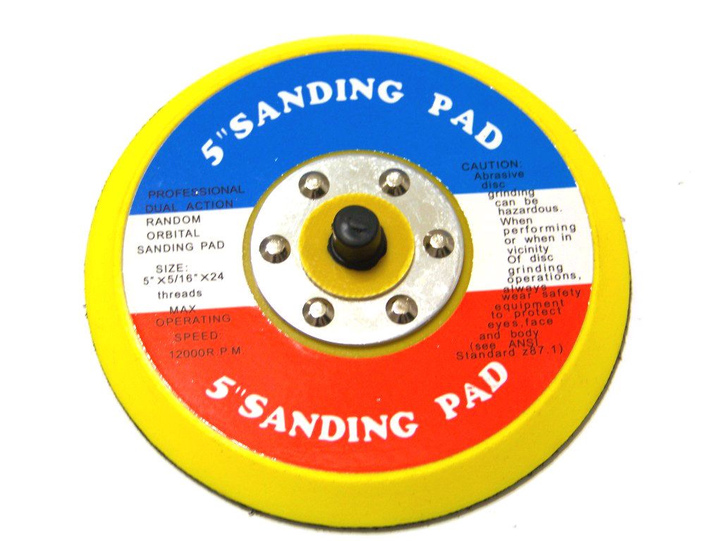 5" VELCRO FACE SANDING PAD FOR DA SANDER PALM D/A SANDER eBay