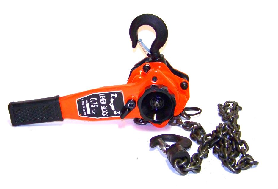 3/4 ton Lever Block Chain Hoist Come Along Ratchet type Lift and Puller