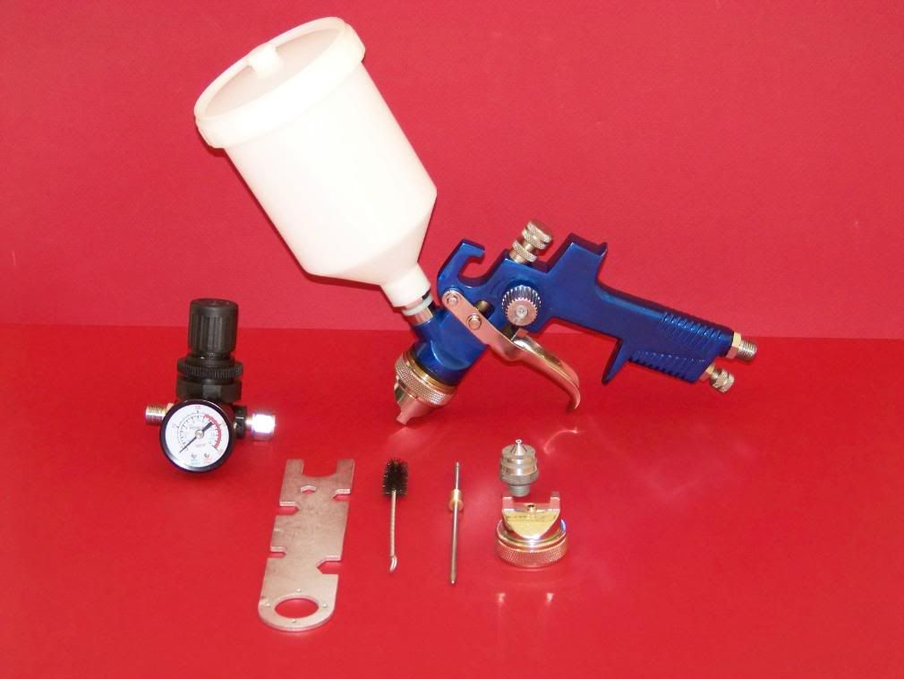 2 IN1 HVLP SPRAY PAINT GUN 1.4 & 2.0 NOZZLE AIR TOOL eBay