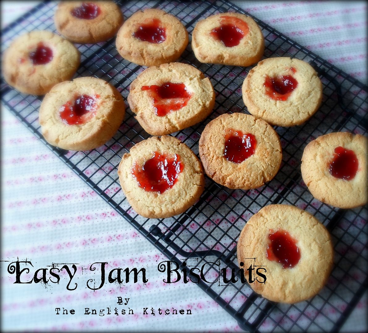 The English Kitchen Easy Jam Biscuits (Cookies)