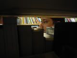 In hiding.