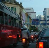 KL di waktu senja.