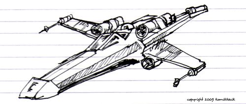 x wing starfighter coloring pages - photo #30
