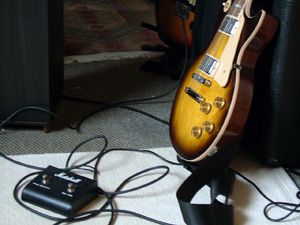 Goes well with a Marshall.