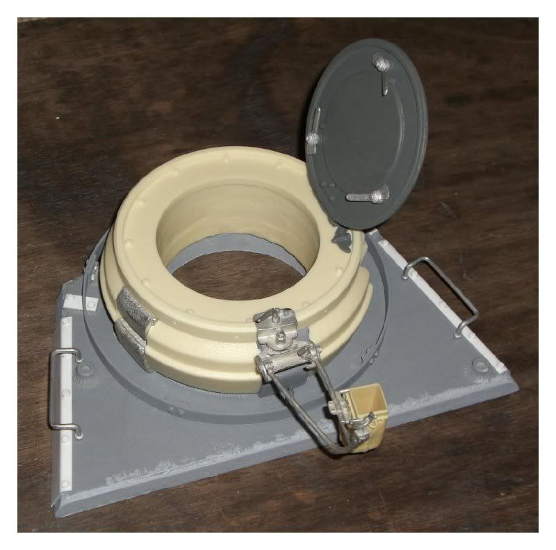 Tank cupola display base couldn't help it, had to make one Sixth