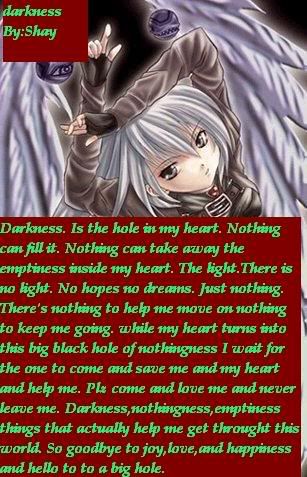 darkness is in my heart