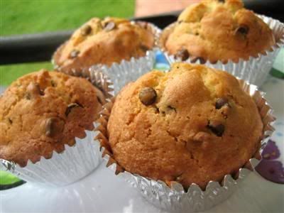 Choc Peanut Butter Muffin