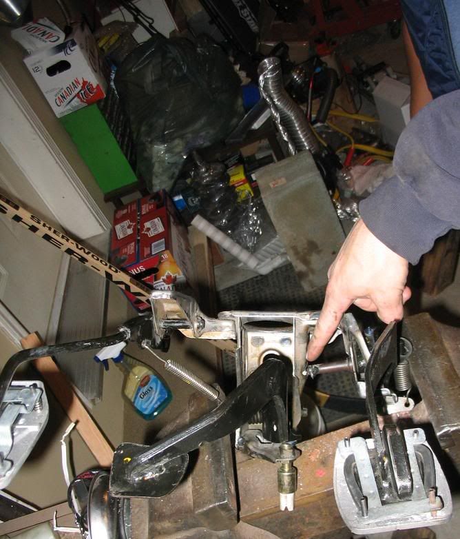 broken clutch pedal bracket HondaTech Honda Forum Discussion
