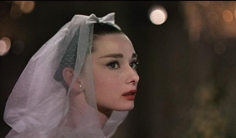 funny bride photo: Audrey Hepburn in 