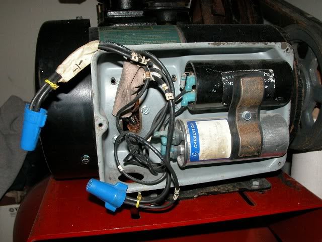 Air compressor wiring, mag, and pressure switch to motor - DoItYourself