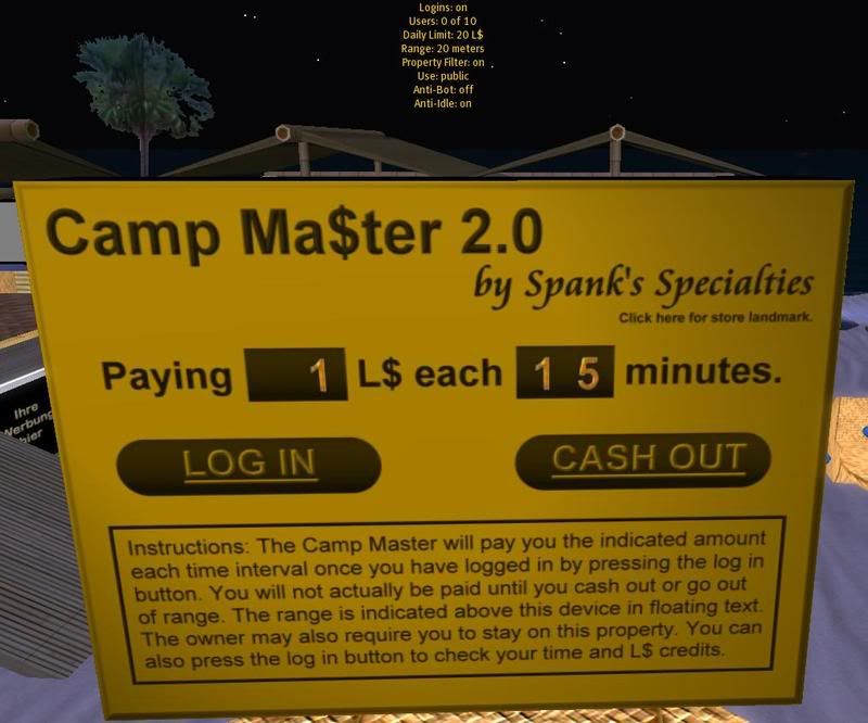 Camp master