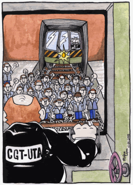 Manifestaciones en el Subte Argentino...