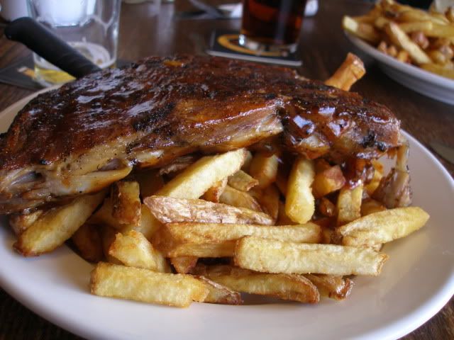 Sammy's,ribs,fries,barbecue