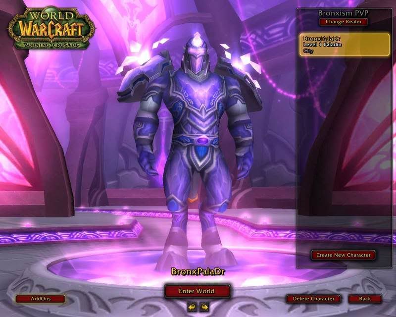 draenei paladin re-creation
