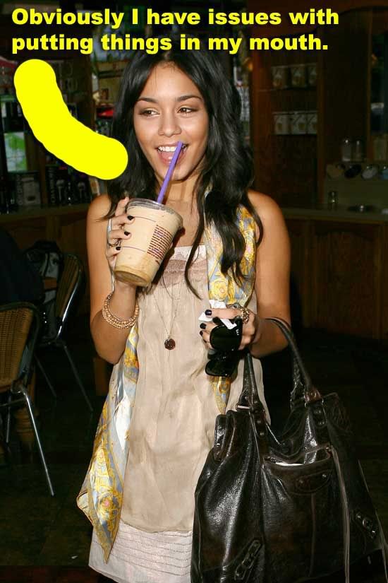 Bastardly On Vanessa Hudgens. He may have a point there  :)
