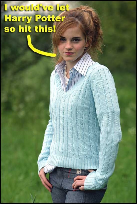 the 1316 age range probably find Emma Watson to be a nice piece of ass