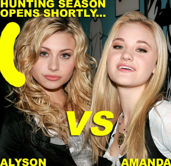 Match the name Alyson or Amanda 