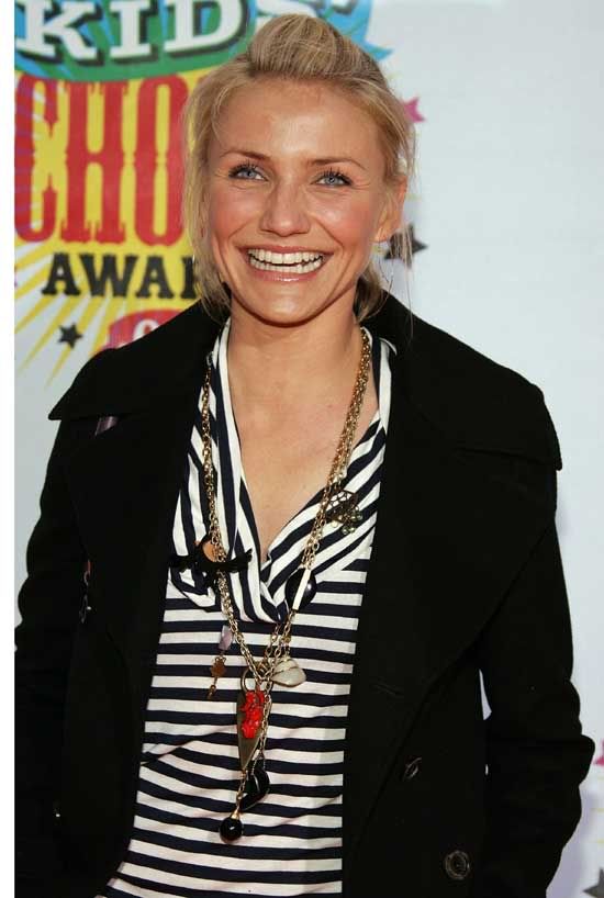 Okay here's Cameron Diaz from the Nickelodeon Kid's Choice Awards 